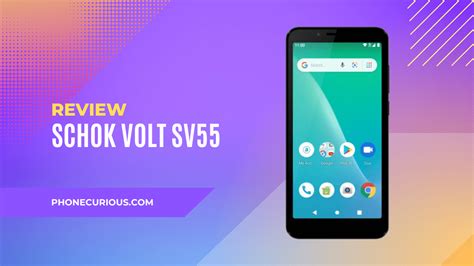 The SCHOK Volt SV55 doesn't use memory card. . Schok volt sv55 review